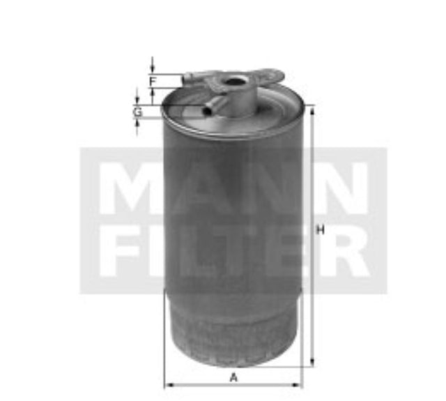 WK 10 046 z fuel filter in-line