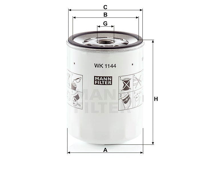 WK 1144 fuel filter