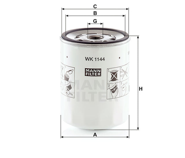 WK 1144 fuel filter