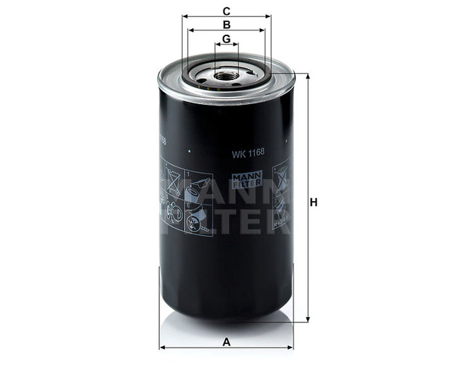 WK 1168 fuel filter