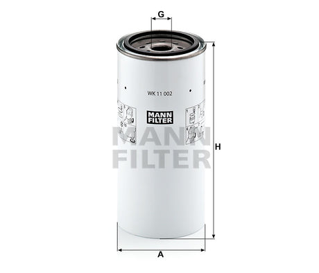 WK 11 002 x fuel filter spin-on