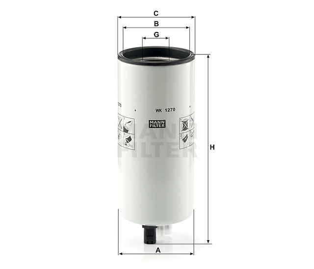 WK 1270 fuel filter