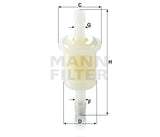 WK 21 (10) fuel filter in-line