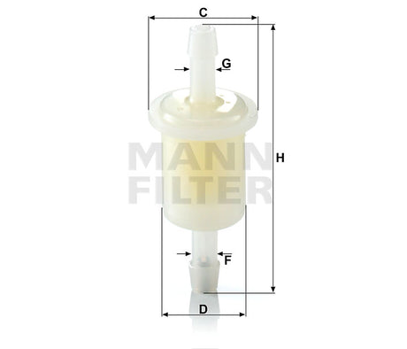 WK 21 (10) fuel filter in-line