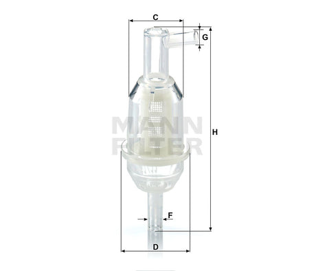 WK 31/11 (10) fuel filter in-line