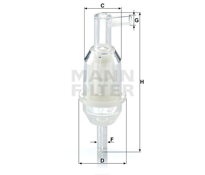 WK 31/5 (10) fuel filter in-line