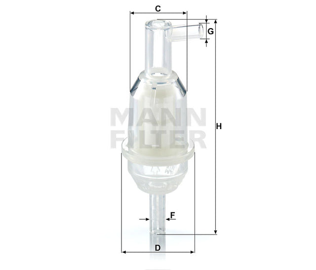 WK 31/5 (10) fuel filter in-line
