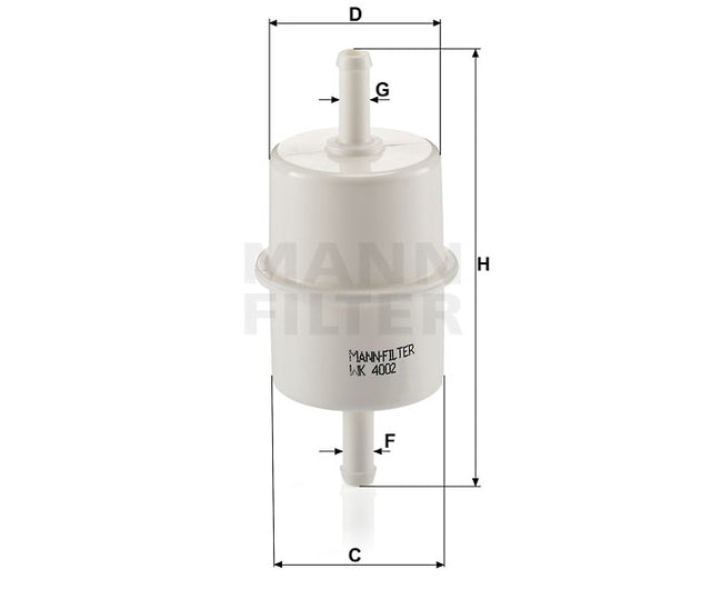 WK 4002 fuel filter in-line