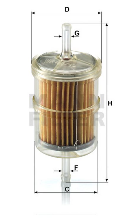 WK 43/12 (10) fuel filter (in-line)