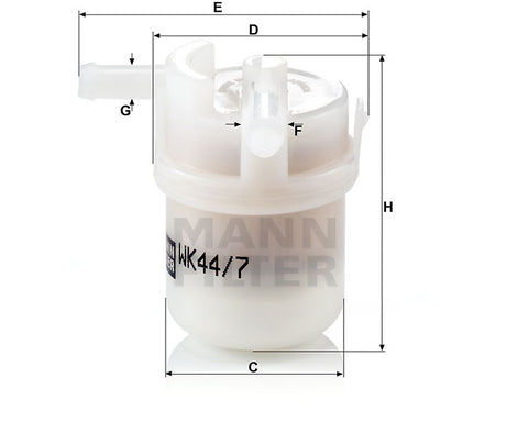 WK 44/7 fuel filter