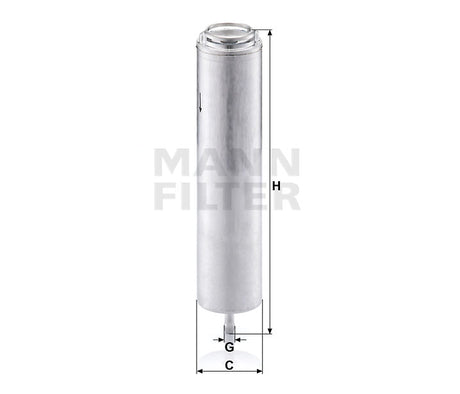 WK 5002 x fuel filter (in-line)