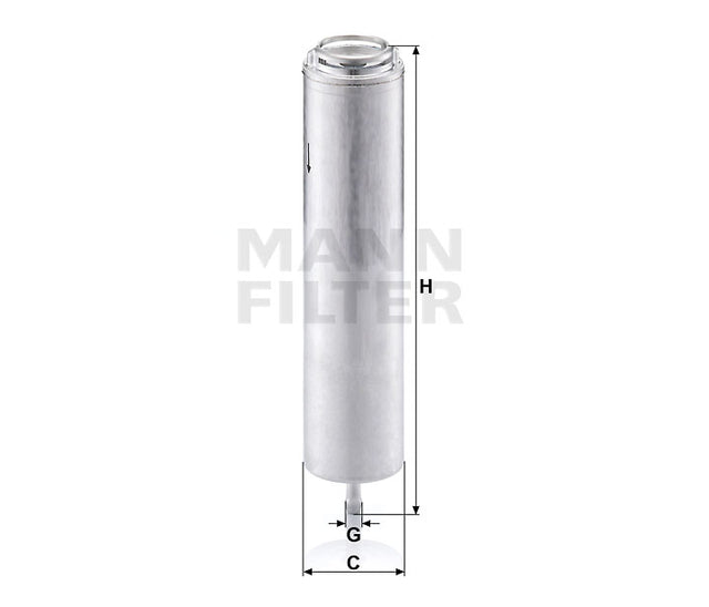 WK 5002 x fuel filter (in-line)