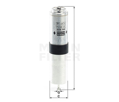 WK 5010 z fuel filter (in-line)