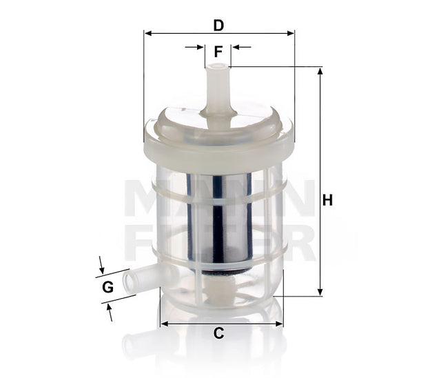 WK 5028 fuel filter in-line