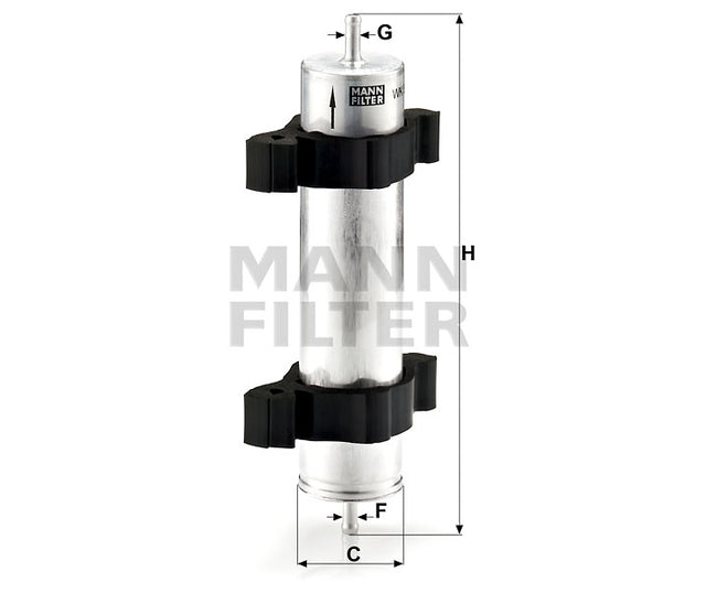 WK 521/2 fuel filter in-line