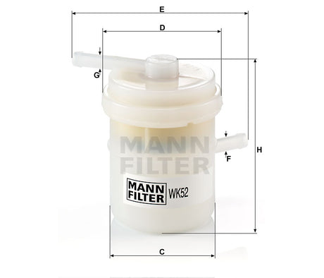 WK 52 fuel filter