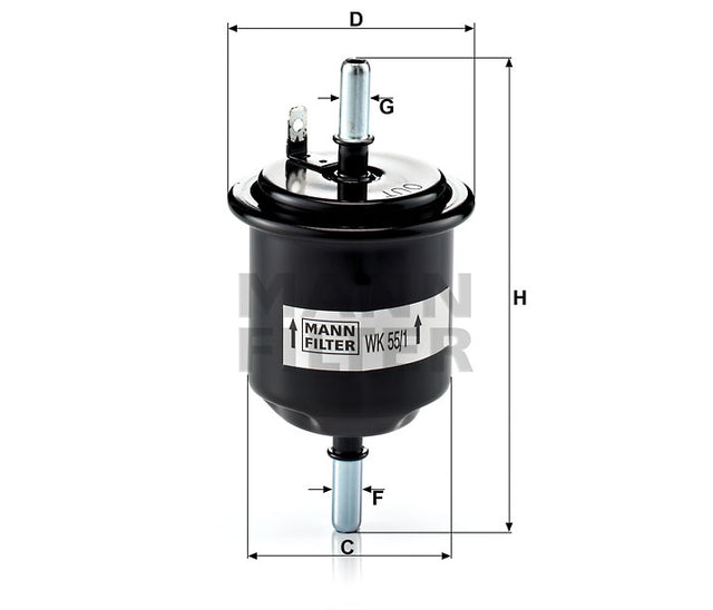WK 55/1 fuel filter