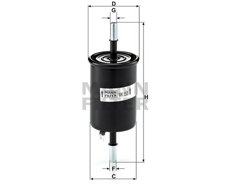 WK 55/3 fuel filter