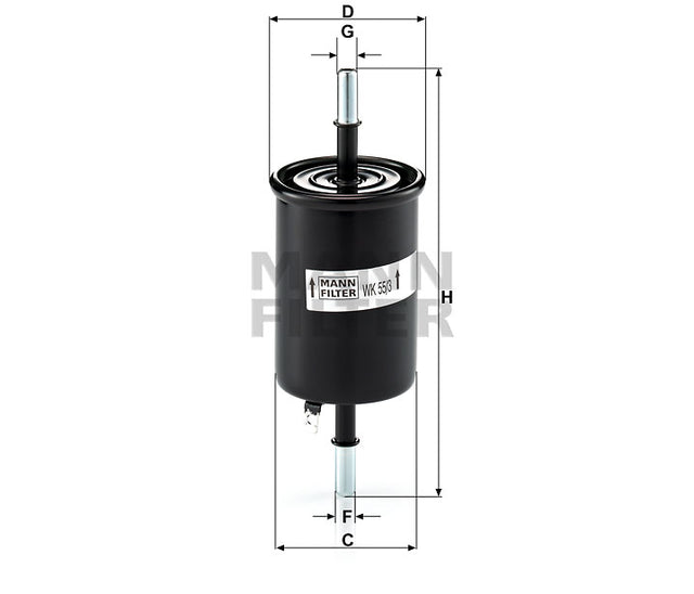 WK 55/3 fuel filter