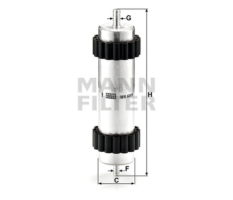 WK 6008 fuel filter in-line