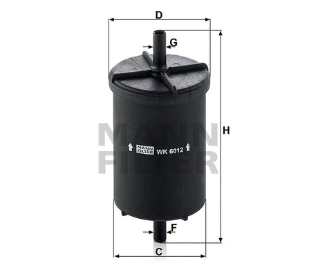 WK 6012 fuel filter