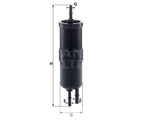 WK 6030 fuel filter in-line