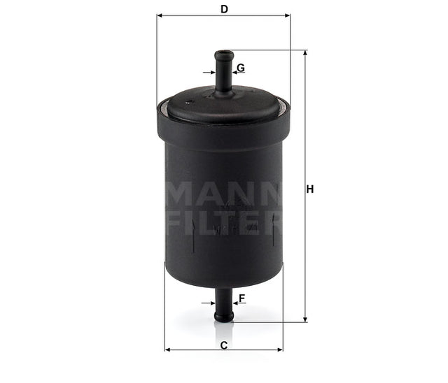 WK 613/1 fuel filter in-line