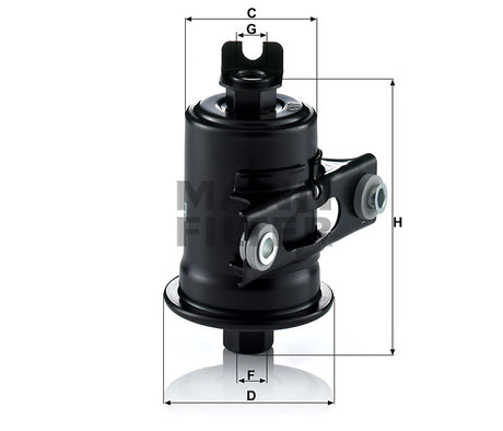 WK 614/36 x fuel filter in-line