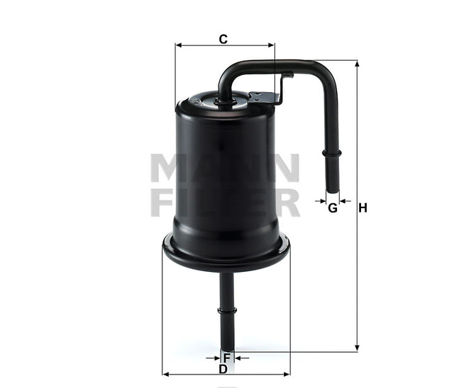 WK 614/45 fuel filter