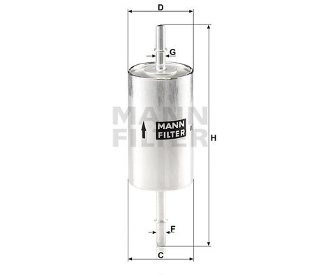 WK 614/46 fuel filter