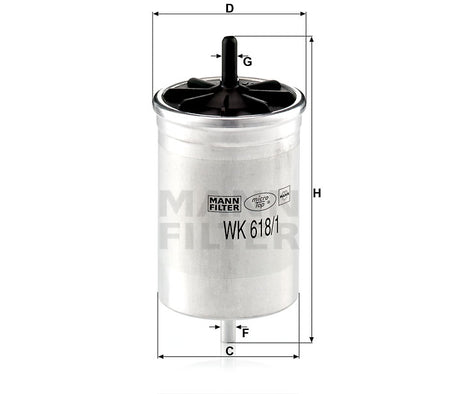 WK 618/1 fuel filter
