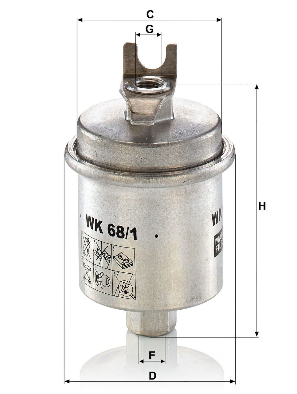 WK 68/1 x fuel filter