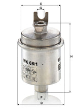 WK 68/1 x fuel filter