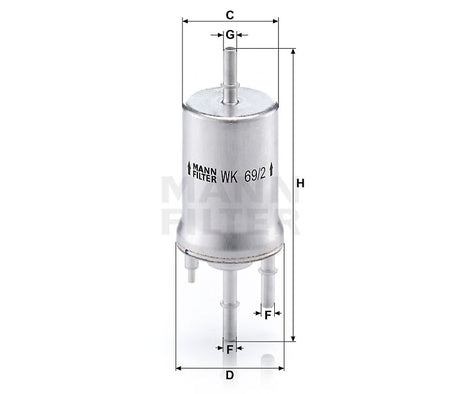 WK 69/2 fuel filter