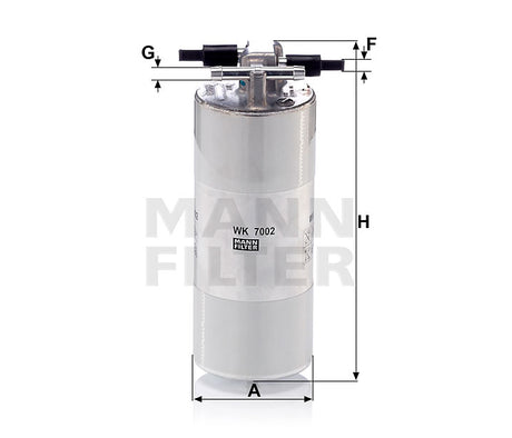 WK 7002 fuel filter in-line