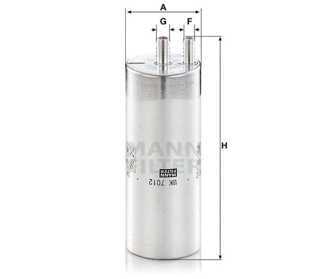 WK 7012 fuel filter in-line