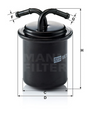 WK 711 fuel filter in-line