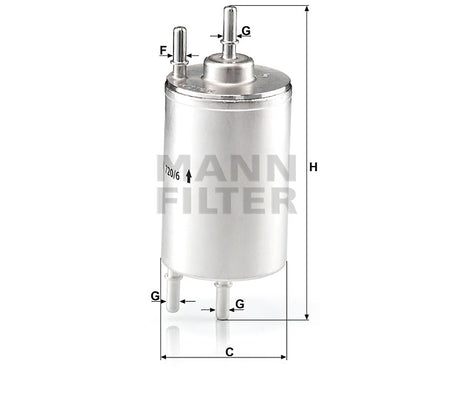 WK 720/6 fuel filter