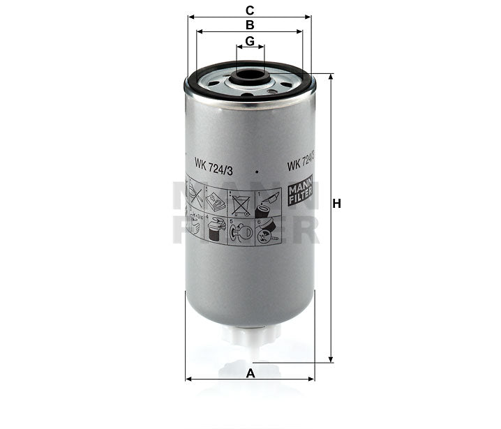 WK 724/3 fuel filter