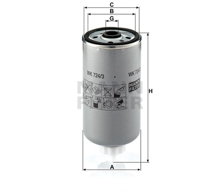 WK 724/3 fuel filter