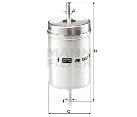WK 730/3 fuel filter