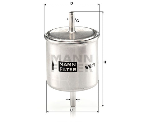 WK 79 fuel filter