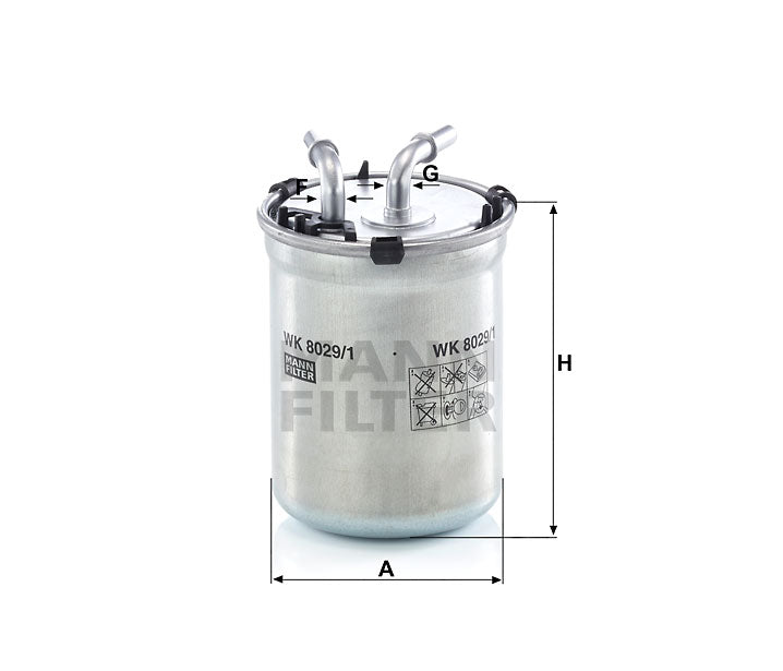WK 8029/1 fuel filter