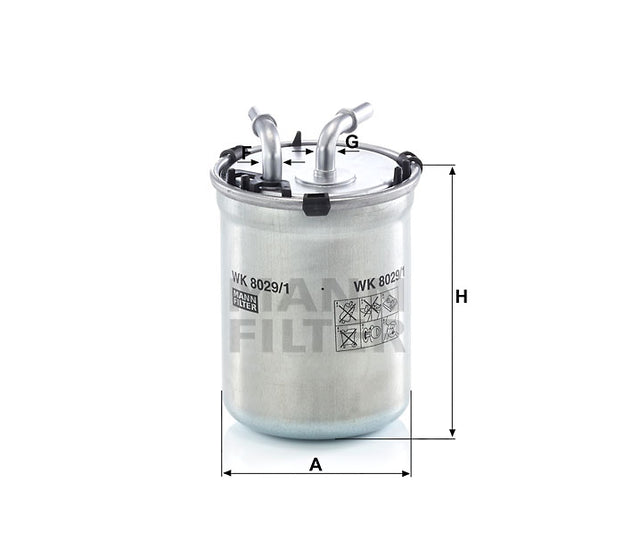 WK 8029/1 fuel filter