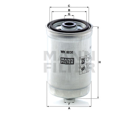 WK 8030 fuel filter