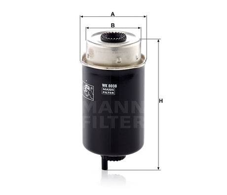 WK 8038 fuel filter