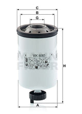 WK 8065 fuel filter spin-on