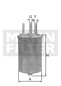 WK 8069 fuel filter in-line