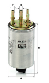 WK 8078 fuel filter in-line