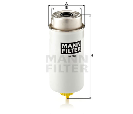 WK 8105 fuel filter spin-on